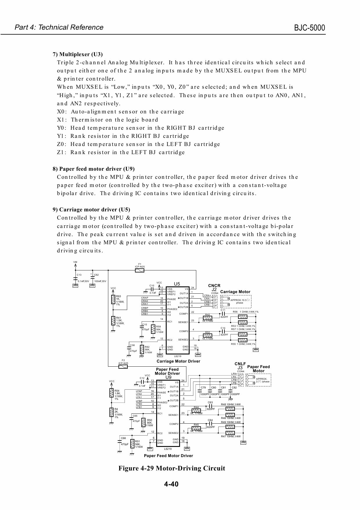 Canon BubbleJet BJC-5000 Service Manual-4